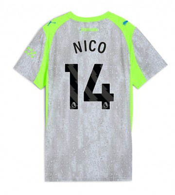 Manchester City Nico Gonzalez #14 Tredjetröja Dam 2025-26 Kortärmad